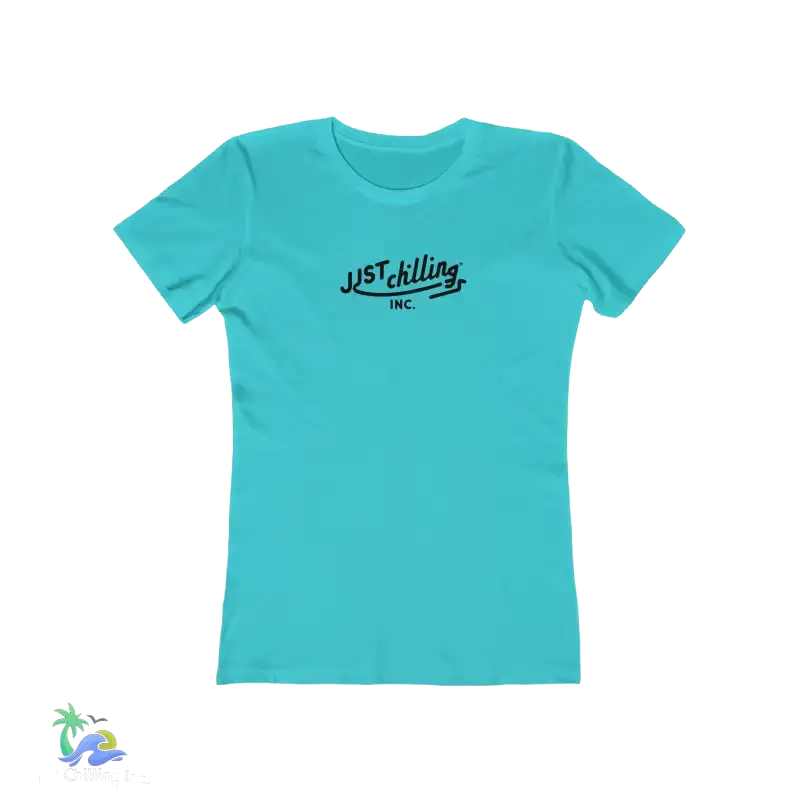 The Boyfriend Tee for Women just chilling waterfall fall - T-Shirt