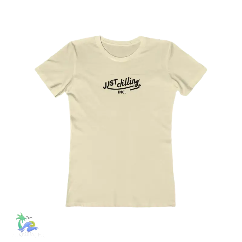 The Boyfriend Tee for Women just chilling waterfall fall - T-Shirt