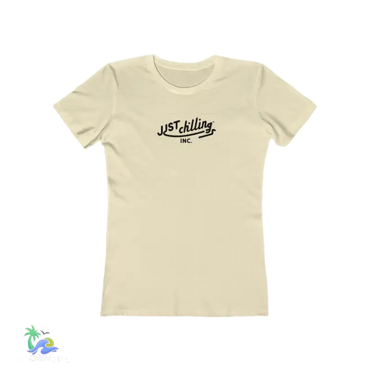 The Boyfriend Tee for Women just chilling waterfall fall - T-Shirt