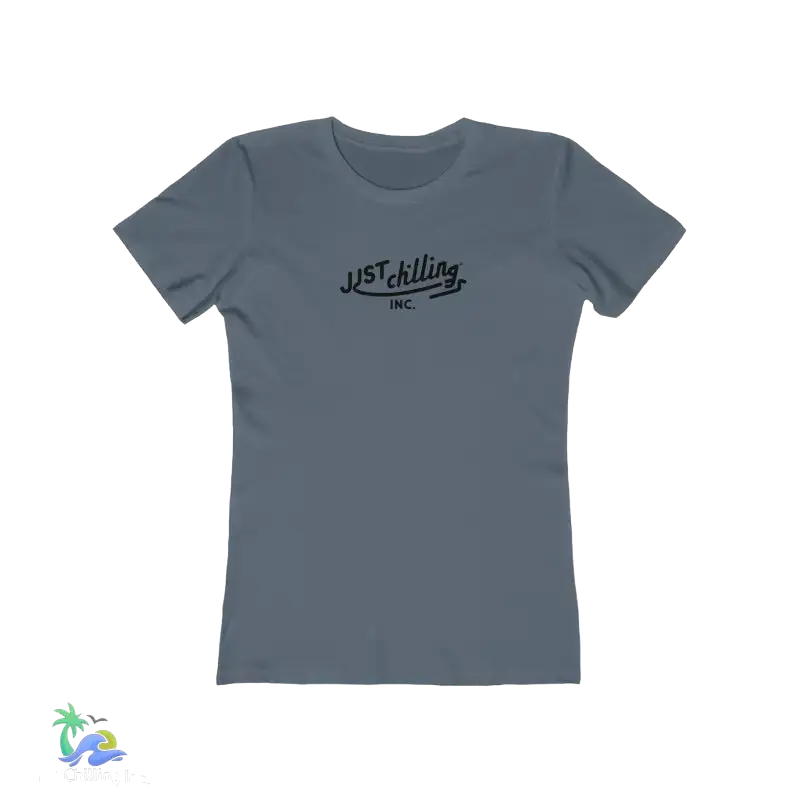 The Boyfriend Tee for Women just chilling waterfall fall - T-Shirt