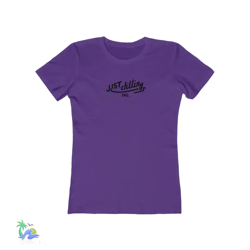 The Boyfriend Tee for Women just chilling waterfall fall - T-Shirt