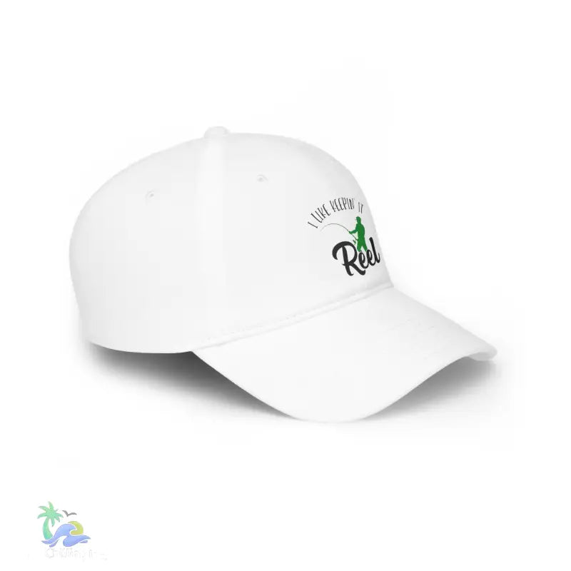 Unisex Distressed Cap I Like Keeping it reel - Hats