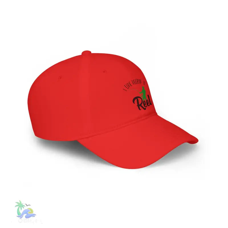 Unisex Distressed Cap I Like Keeping it reel - Hats