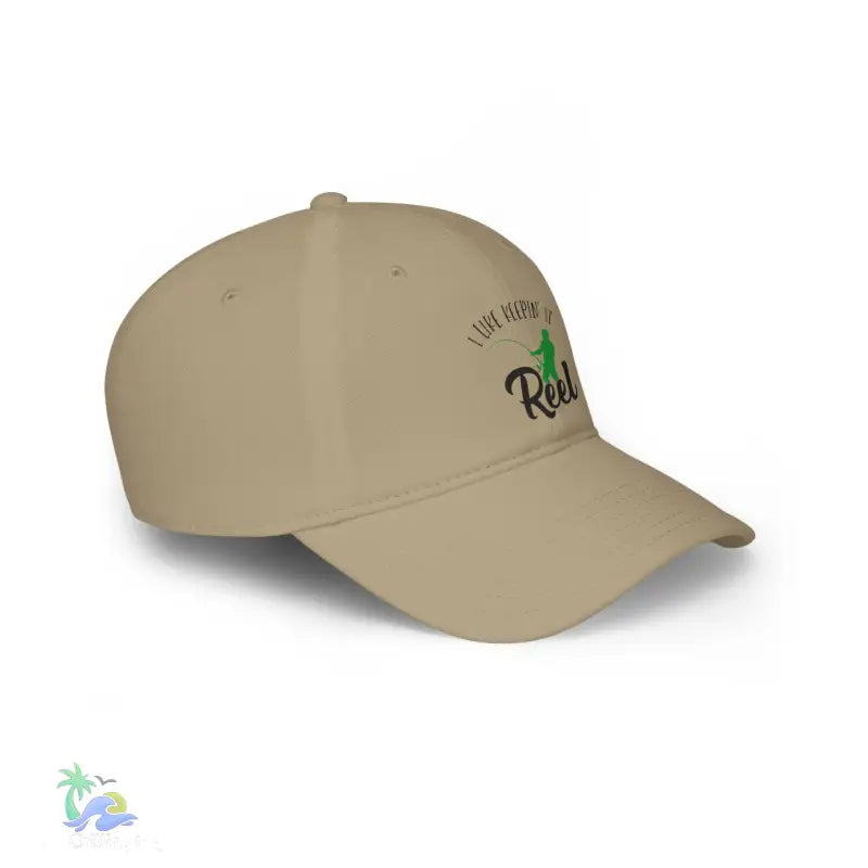 Unisex Distressed Cap I Like Keeping it reel - Hats