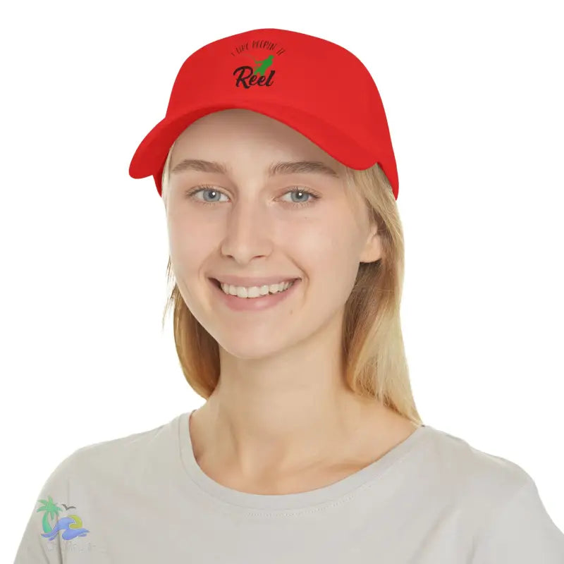 Unisex Distressed Cap I Like Keeping it reel - Hats