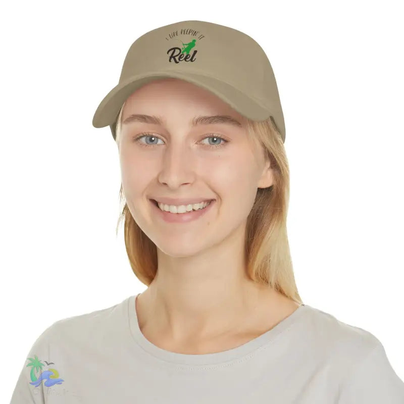 Unisex Distressed Cap I Like Keeping it reel - Hats