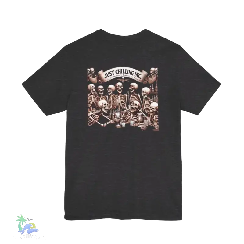 Unisex Jersey Short Sleeve Tee- drunken skeleton tshirt - T-Shirt