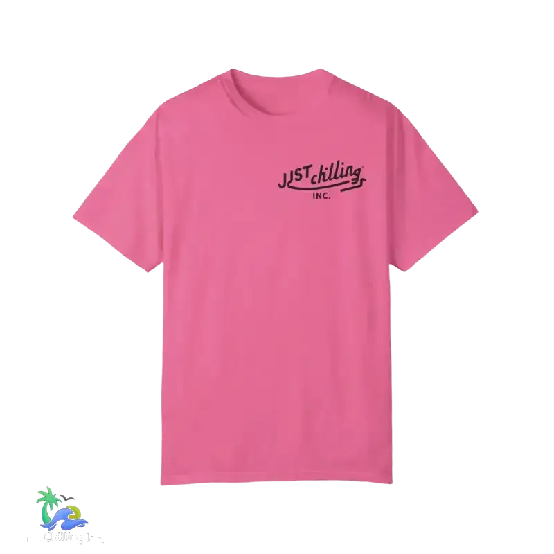 Unisex Garment - Dyed T - shirt just chilling mom shirt - Just Chilling Inc.Just Chilling Inc.