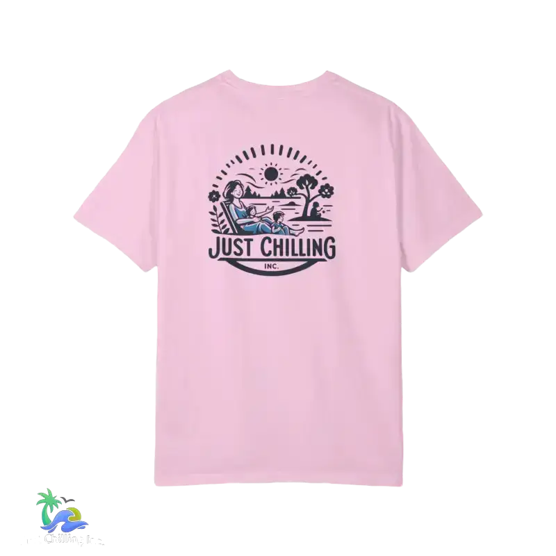 Unisex Garment - Dyed T - shirt just chilling mom shirt - Just Chilling Inc.Just Chilling Inc.