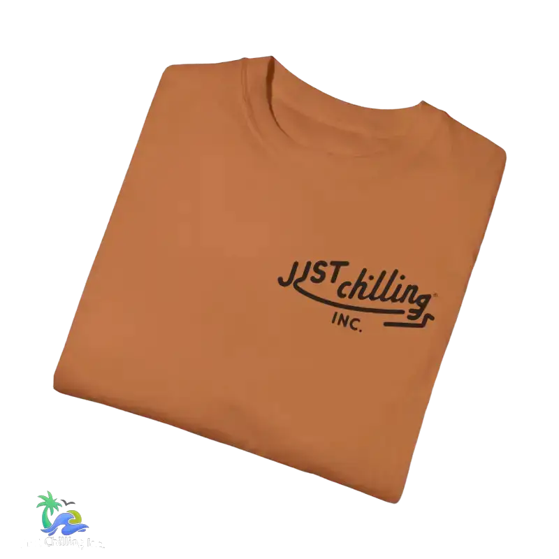Unisex Garment - Dyed T - shirt just chilling mom shirt - Just Chilling Inc.Just Chilling Inc.