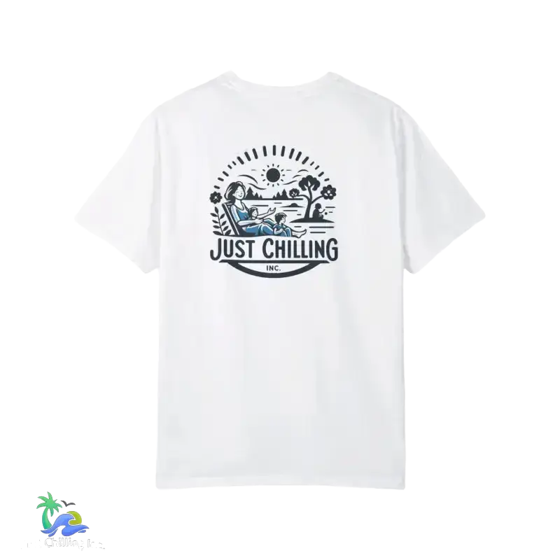 Unisex Garment - Dyed T - shirt just chilling mom shirt - Just Chilling Inc.Just Chilling Inc.