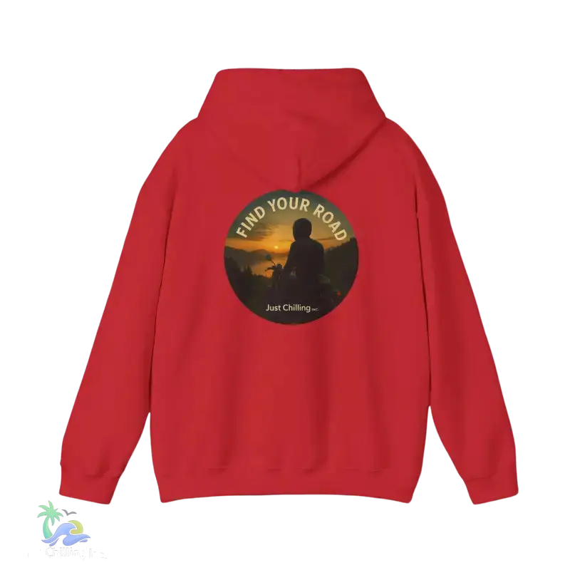 Unisex Heavy Blend™ Hooded Sweatshirt- Find Your Road Motorcycle - Hoodie