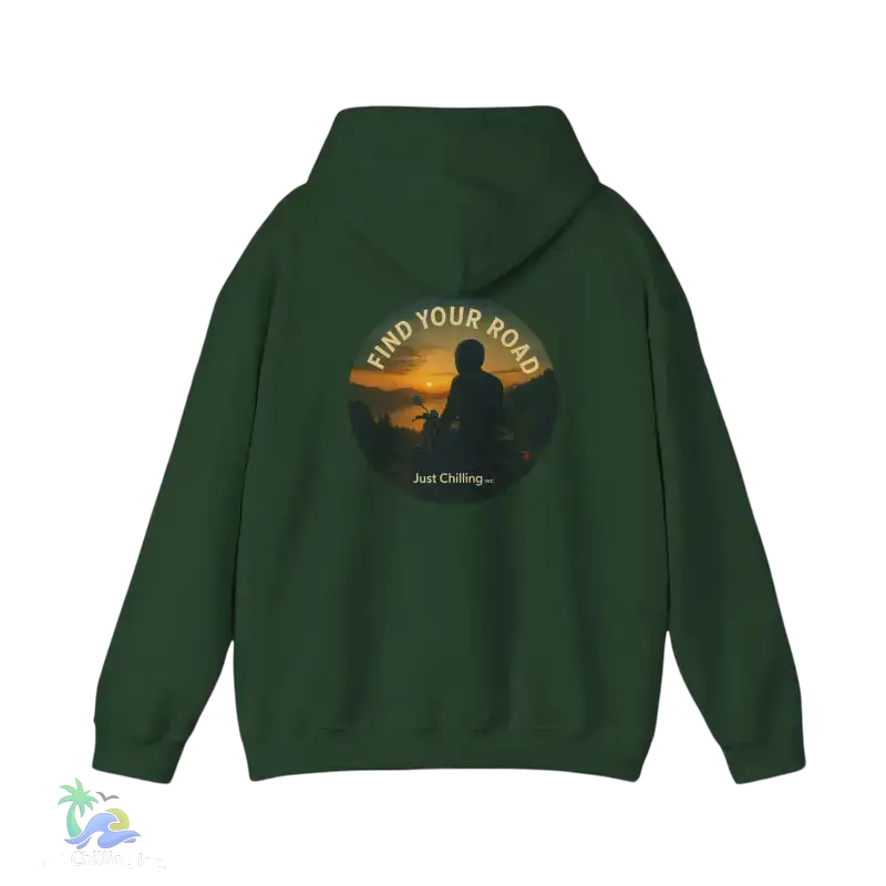 Unisex Heavy Blend™ Hooded Sweatshirt- Find Your Road Motorcycle - Hoodie