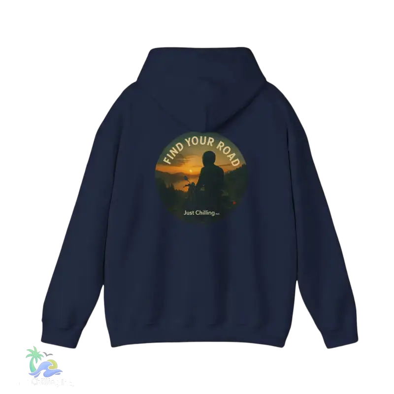 Unisex Heavy Blend™ Hooded Sweatshirt- Find Your Road Motorcycle - Hoodie