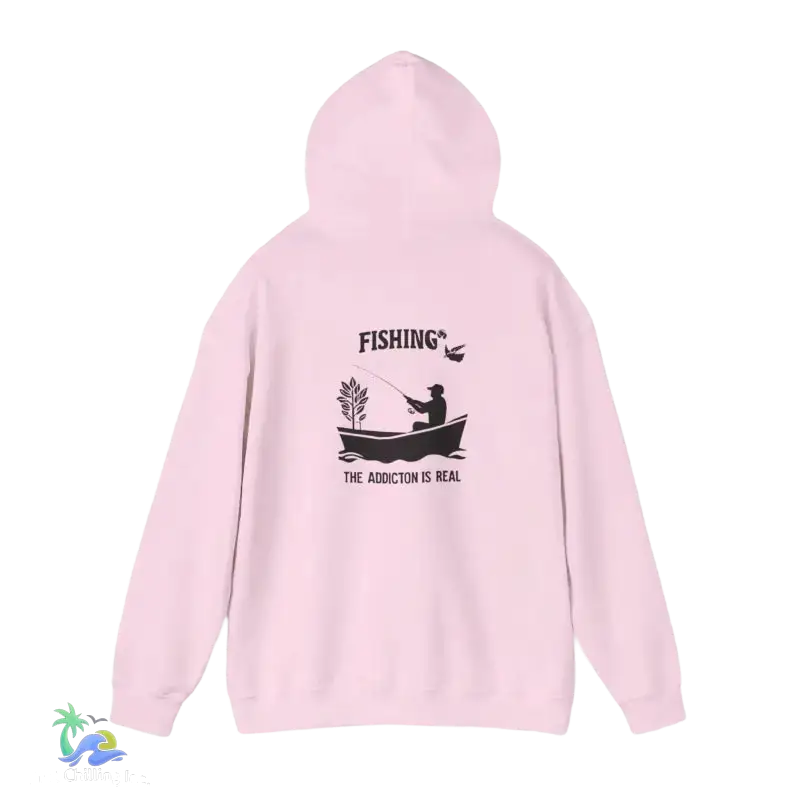 Unisex Heavy Blend™ Hooded Sweatshirt fishing addiction is real - Hoodie