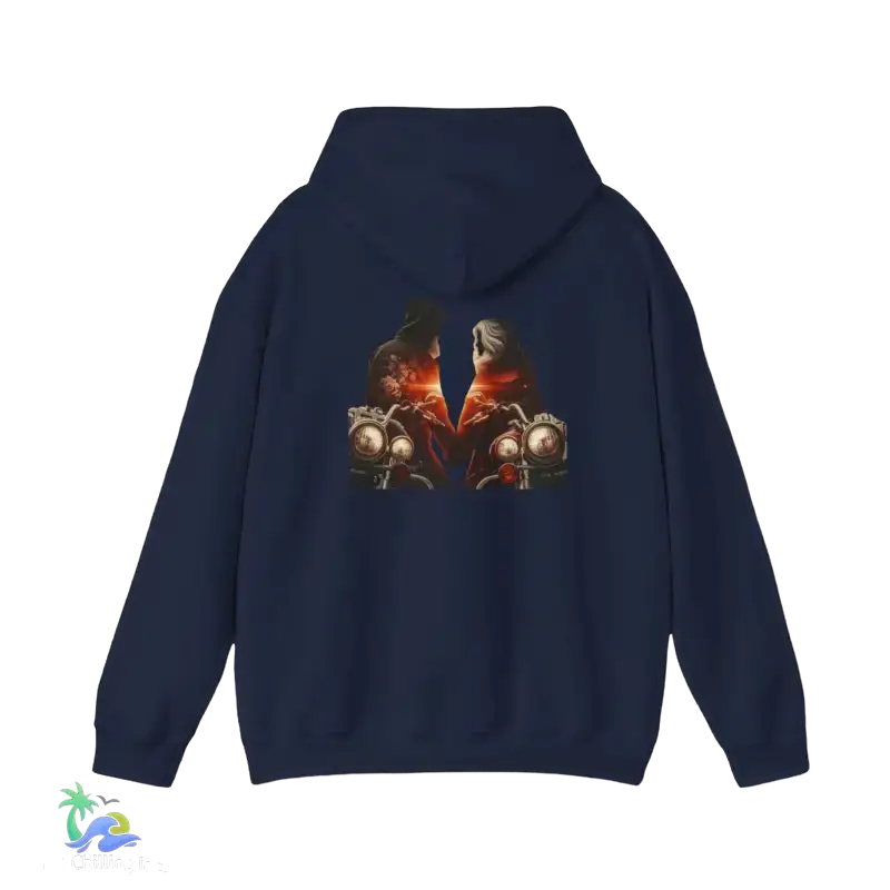 Unisex Heavy Blend™ Hooded Sweatshirt- Love - Navy / S - Hoodie