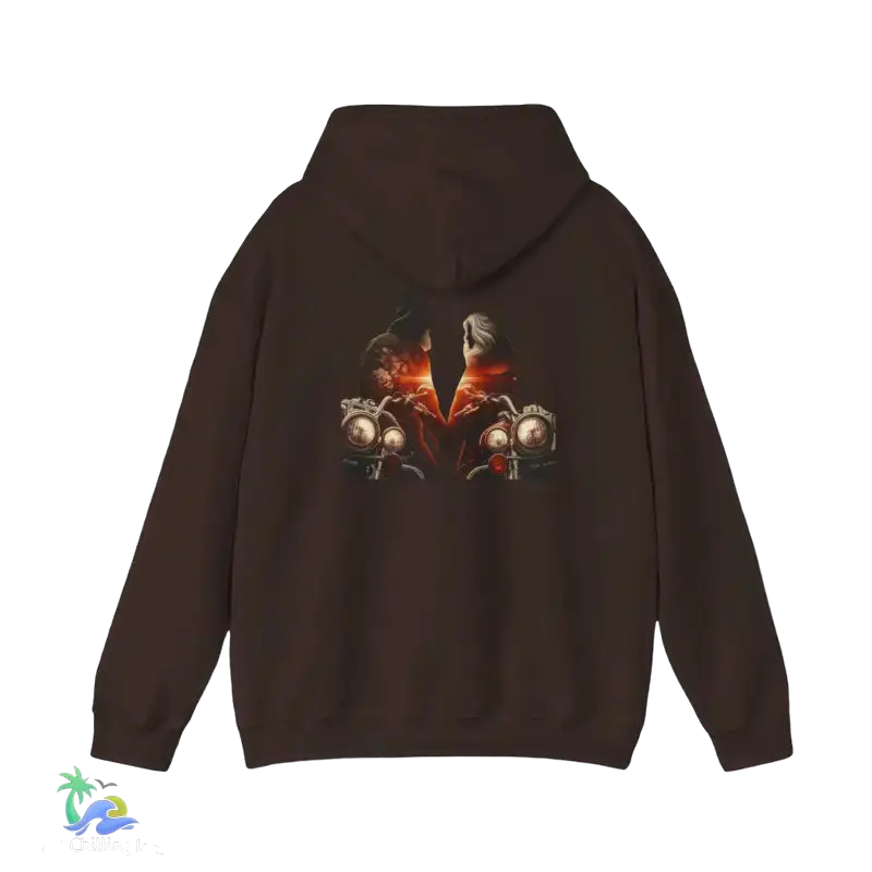 Unisex Heavy Blend™ Hooded Sweatshirt- Love - Dark Chocolate / S - Hoodie