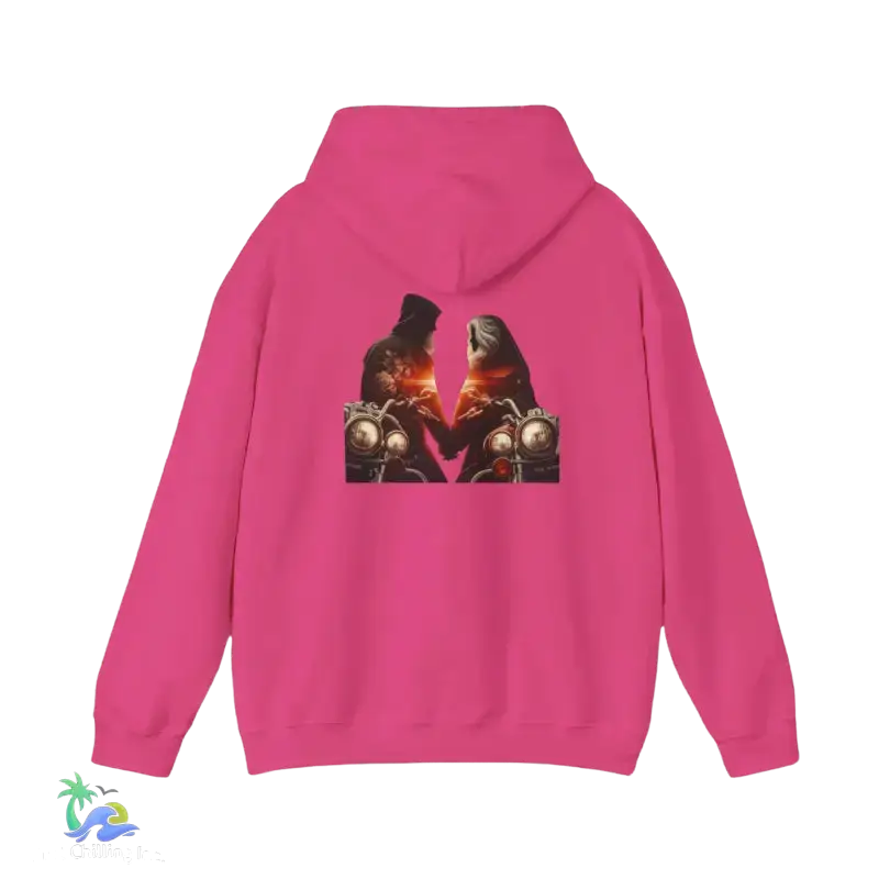 Unisex Heavy Blend™ Hooded Sweatshirt- Love - Heliconia / S - Hoodie