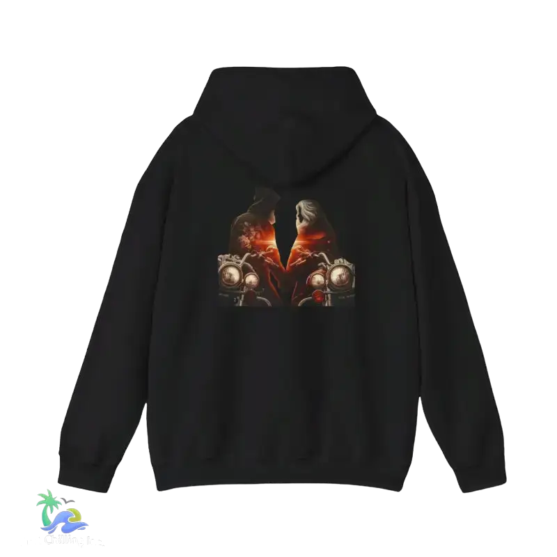 Unisex Heavy Blend™ Hooded Sweatshirt- Love - Black / S - Hoodie
