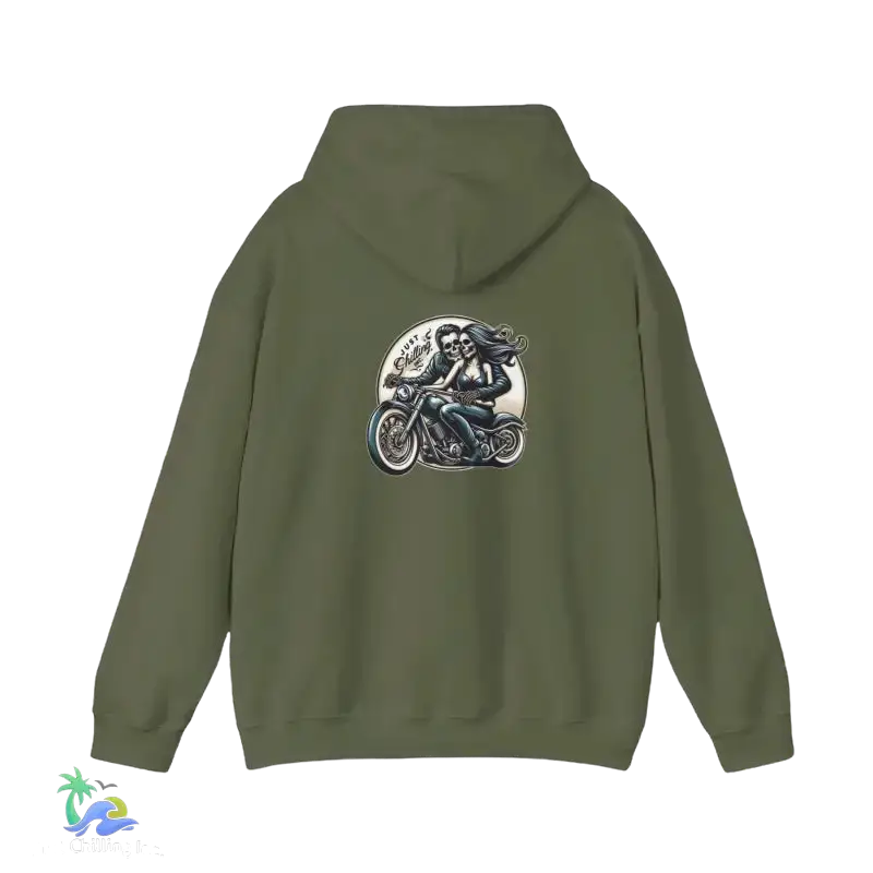 Unisex Heavy Blend™ Hooded Sweatshirt- Love - Military Green / S - Hoodie