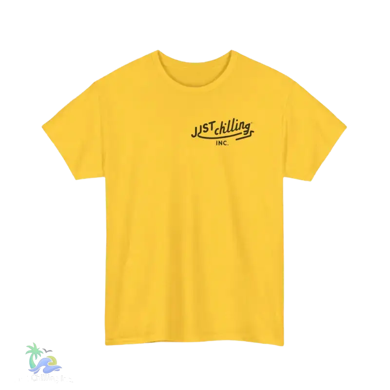 Unisex Heavy Cotton Tee biker couple tee - Just Chilling Inc.Just Chilling Inc.