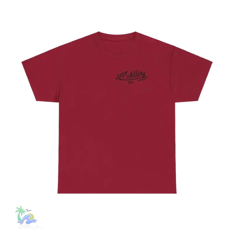 Unisex Heavy Cotton Tee biker couple tee - Just Chilling Inc.Just Chilling Inc.