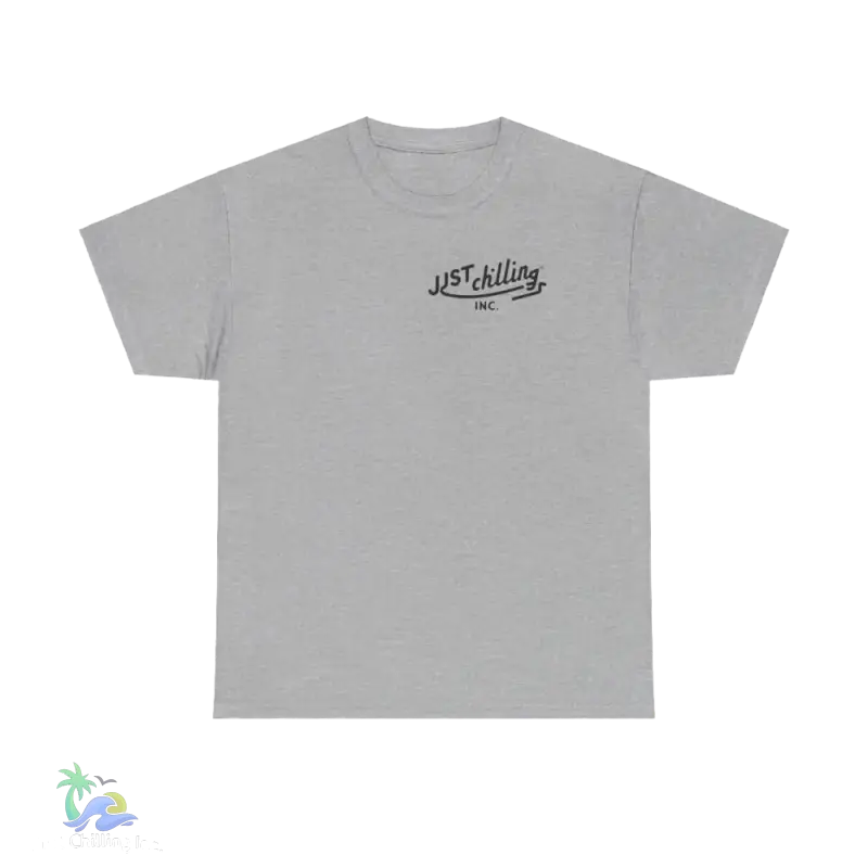 Unisex Heavy Cotton Tee biker couple tee - Just Chilling Inc.Just Chilling Inc.