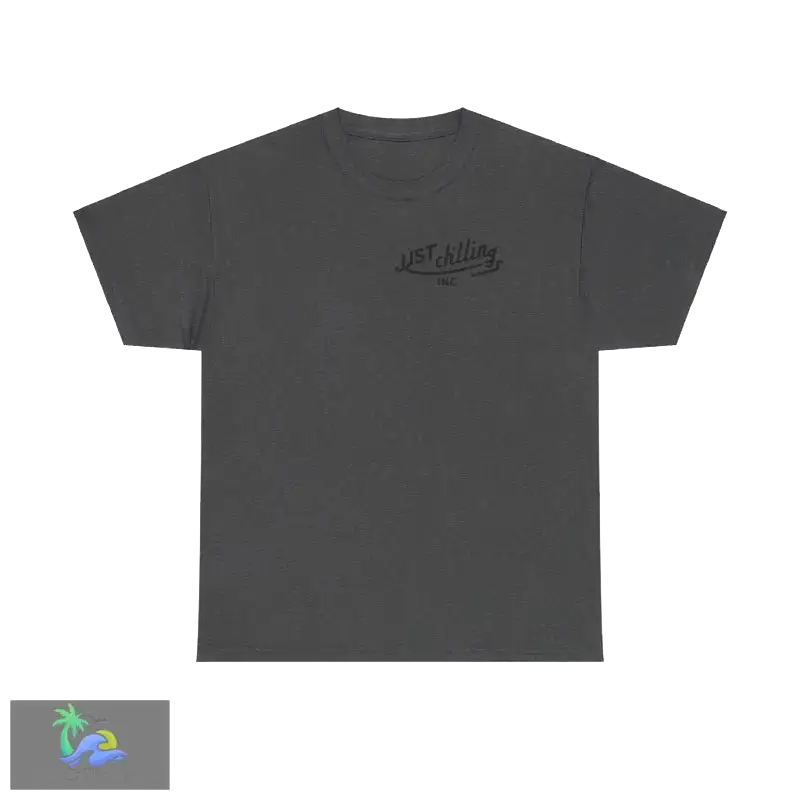 Unisex Heavy Cotton Tee biker couple tee - Just Chilling Inc.Just Chilling Inc.