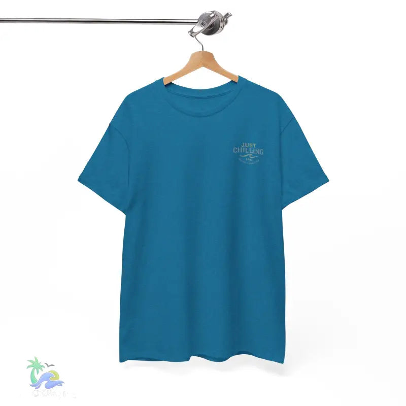 Unisex Heavy Cotton Tee cannabis all-star and flag tee - Antique Sapphire / S - T-Shirt