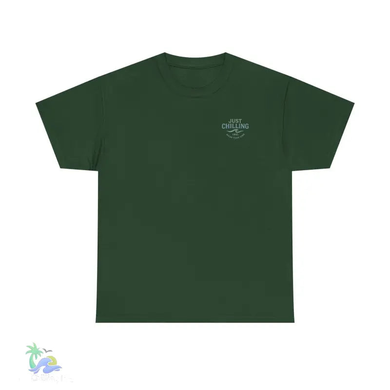 Unisex Heavy Cotton Tee cannabis all-star and flag tee - Forest Green / S - T-Shirt