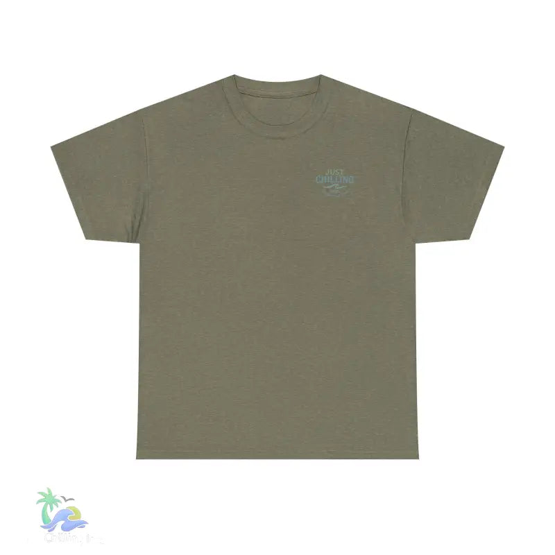 Unisex Heavy Cotton Tee cannabis all-star and flag tee - Heather Military Green / S - T-Shirt