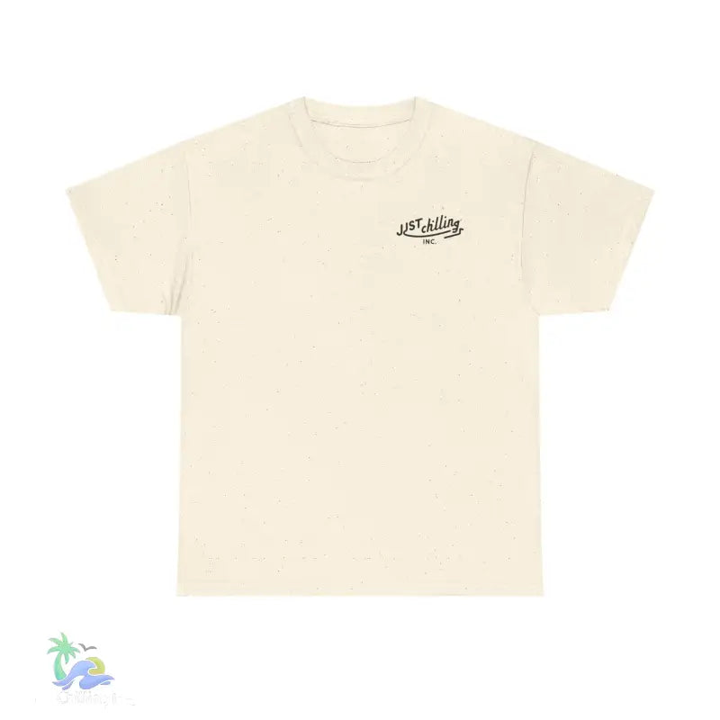 Beige t-shirt.