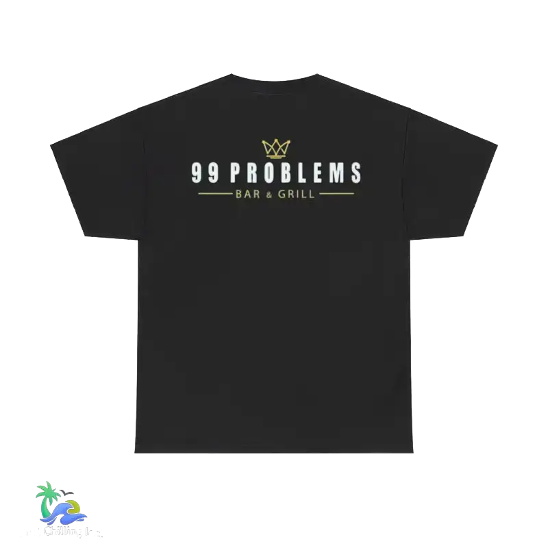 Unisex Heavy Cotton Tee I got 99 problems tee - Black / S - T-Shirt