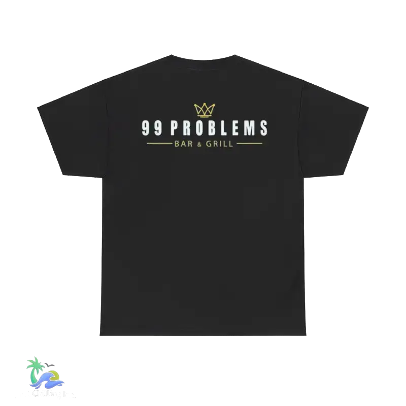Unisex Heavy Cotton Tee I got 99 problems tee - Black / S - T-Shirt