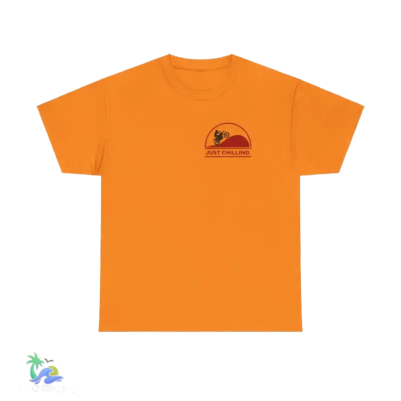 Unisex Heavy Cotton Tee Just Chilling Dirt Bike Tee - T-Shirt
