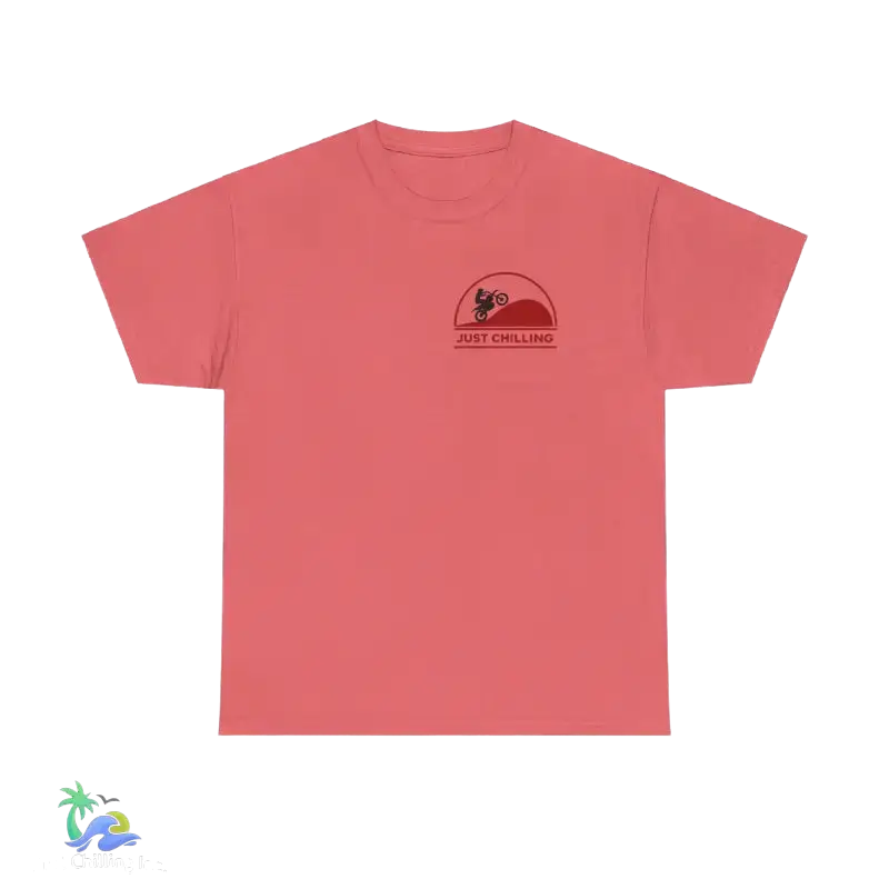 Unisex Heavy Cotton Tee Just Chilling Dirt Bike Tee - T-Shirt