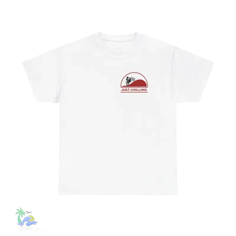 Unisex Heavy Cotton Tee Just Chilling Dirt Bike Tee - T-Shirt