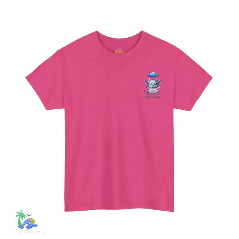 Unisex Heavy Cotton Tee Just Chilling - T-Shirt