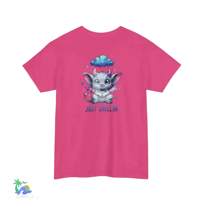Unisex Heavy Cotton Tee Just Chilling - T-Shirt