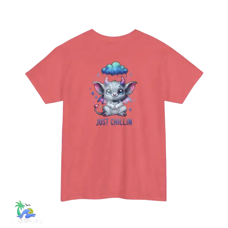 Unisex Heavy Cotton Tee Just Chilling - T-Shirt