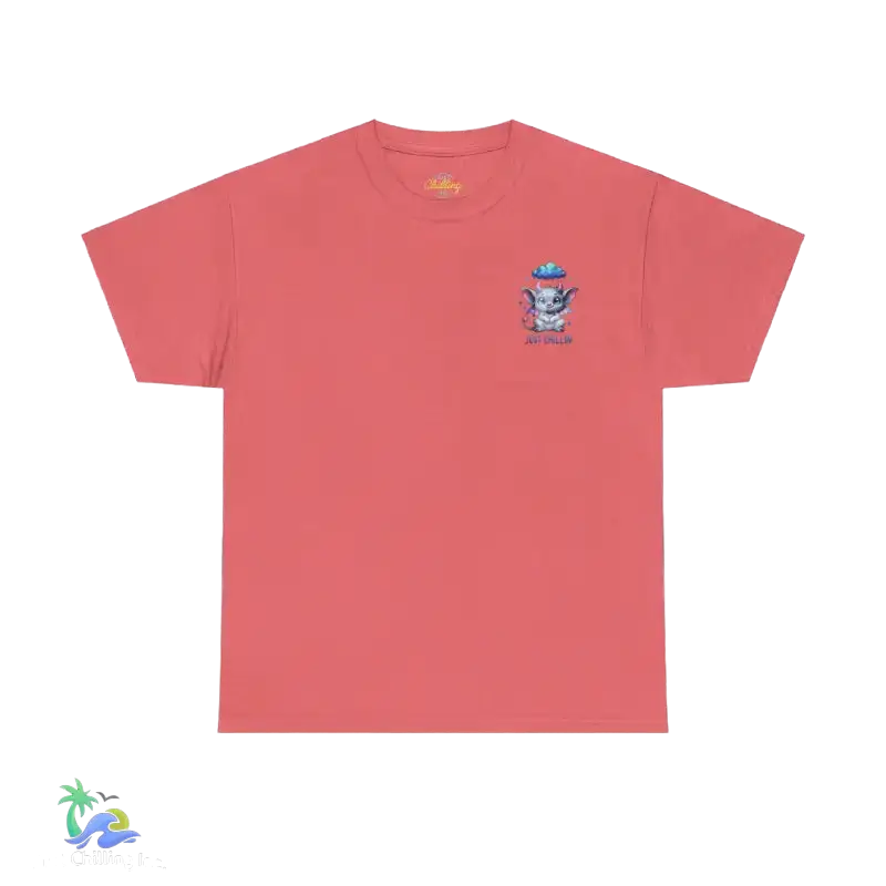 Unisex Heavy Cotton Tee Just Chilling - T-Shirt
