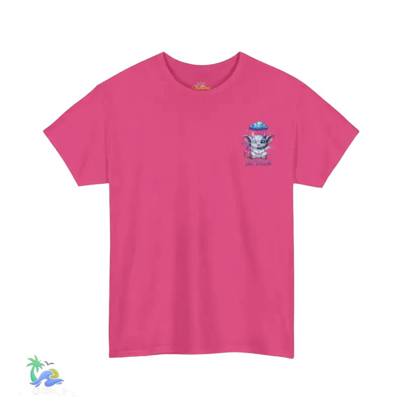 Unisex Heavy Cotton Tee Just Chilling - T-Shirt