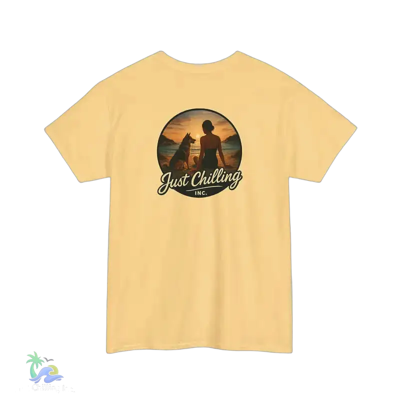 Unisex Heavy Cotton Tee local girl tee - Yellow Haze / S - T-Shirt