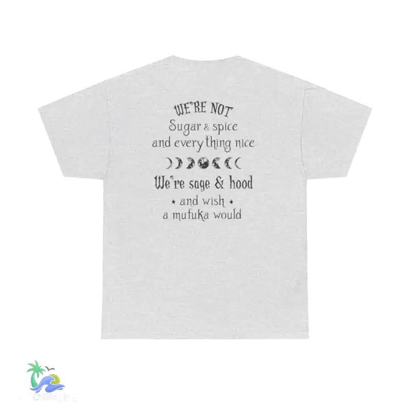 T-Shirt Unisex Heavy Cotton Tee Were not all sugar and spice - Ash / S - T-Shirt