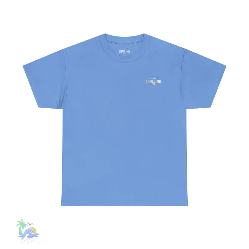 Unisex Heavy Cotton Tee- Summer Vibes unisex - Carolina Blue / S - T-Shirt