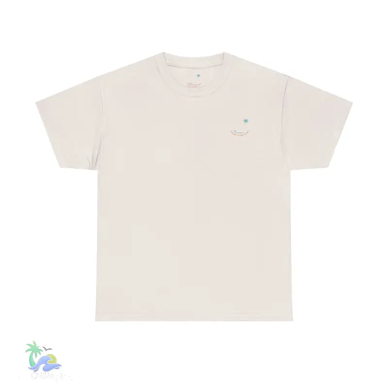 Unisex Heavy Cotton Tee- Summer Vibes unisex - Ice Grey / S - T-Shirt