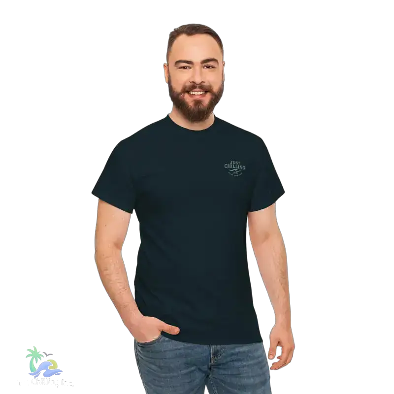 Unisex Heavy Cotton Tee with ’Let It Rain’ Design Casual Graphic T-Shirt Perfect for Everyday Wear Gifts for Him or Her