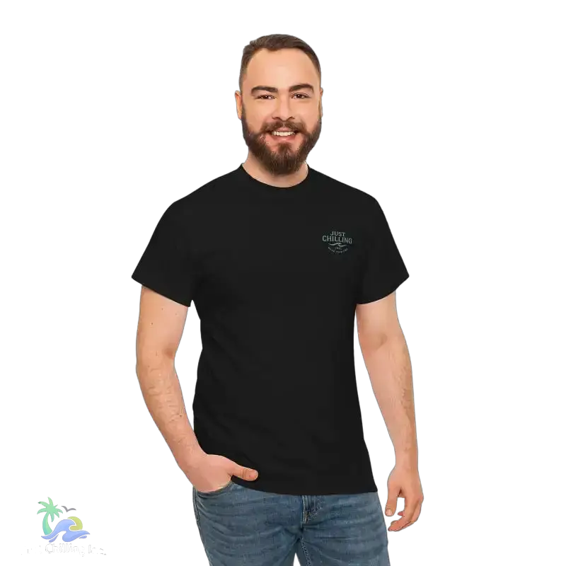 Unisex Heavy Cotton Tee with ’Let It Rain’ Design Casual Graphic T-Shirt Perfect for Everyday Wear Gifts for Him or Her