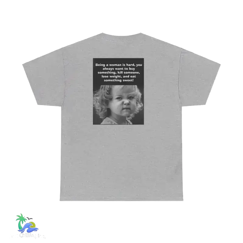 Unisex Heavy Cotton Tee women meme tee - Sport Grey / S - T-Shirt