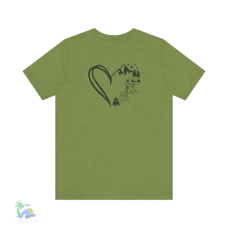 Unisex Jersey Short Sleeve Tee camping tee - Just Chilling Inc.Just Chilling Inc.